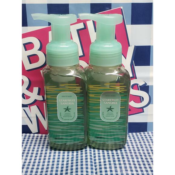 BBW Starfruit Sangria Gentle Foaming Hand Soap 2 Pack - Picture 1 of 2